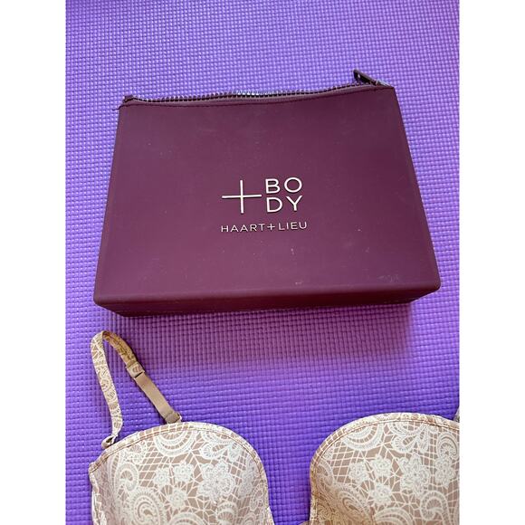 $178 Body By Julia Haart Powersuit Beige 32C/S Tummy control shapewear bodysuit - Picture 2 of 10